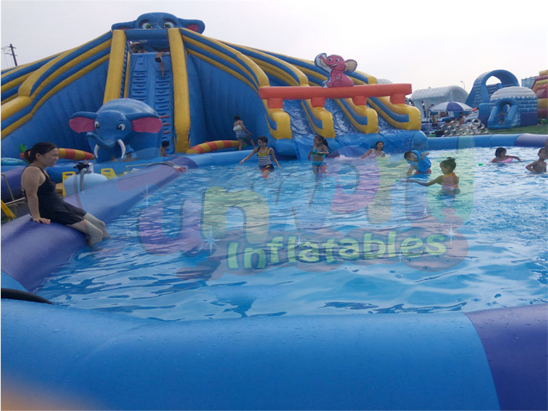 Corrediça de água inflável bouncy adulta do fabricante da corrediça de água para venda