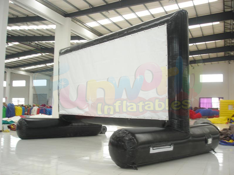 Cartelera de pantalla proyector exterior para publicidad de pantalla proyector inflable