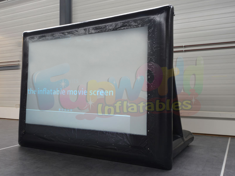 Pantalla de película inflable inflable de la pantalla del proyector de la publicidad gigante al aire