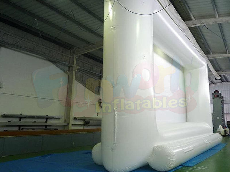 Reklam şişme açık film ekran için en iyi açık projektör billboard