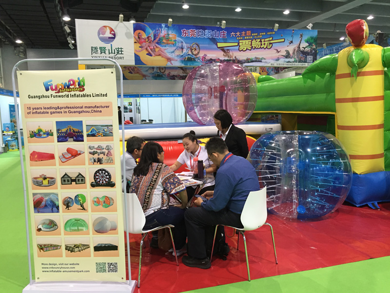 Guangzhou Funworld Inflatables Limited besuchen die AAA-Show in Guangzhou.