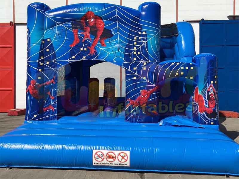 Hersteller Hüpfburgrutsche Spider Hüpfburg Spiderman aufblasbares springendes Schloss