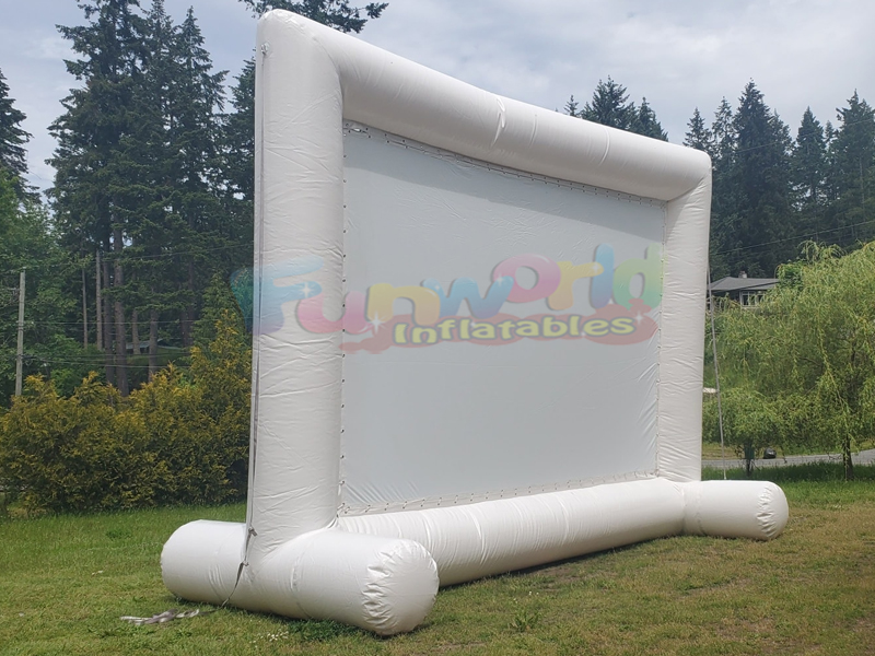 Commerciële kwaliteit pantalla cine opblaasbaar opblaasbaar projectiefilmscherm voor buiten