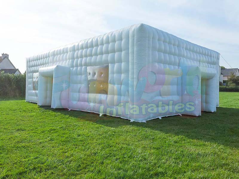 Grote opblaasbare kubus tent opblaasbare bruiloft feesttent fabrikanten