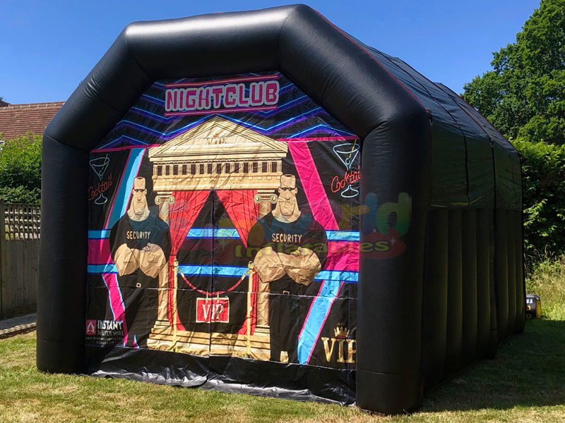 Draagbare opblaastent mobiele feestlounge VIP opblaasbare nachtclub
