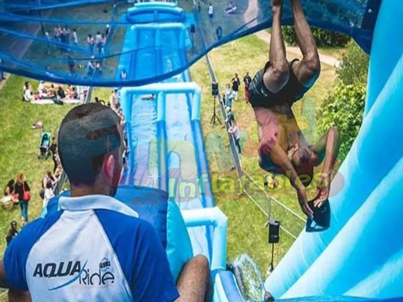 Glissière d'eau gonflable géante de château gonflable d'enfants pour l'adulte glissière gonflable