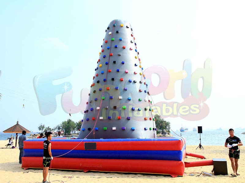 Mur gonflable d'escalade de jeux gonflables de montagne de jeux gonflables adaptés aux besoins du c