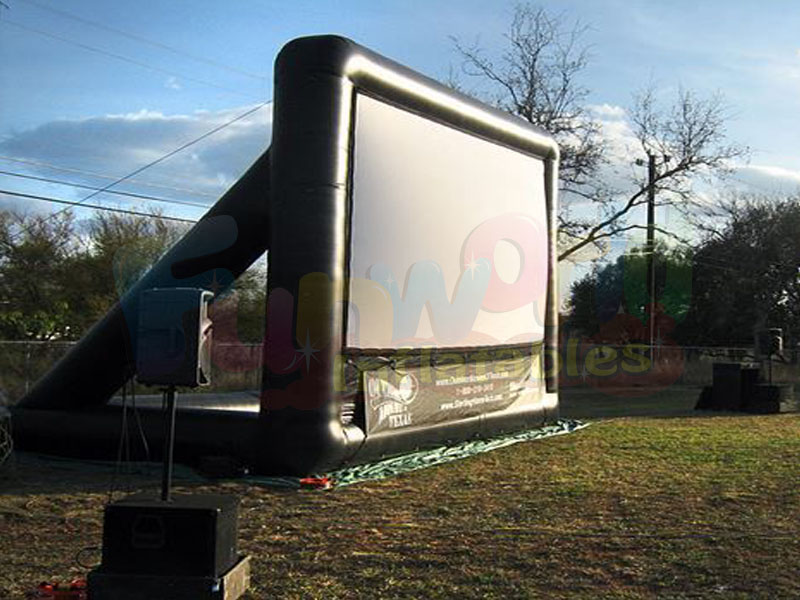 Cinéma en plein air de projecteur gonflable d'écran de film portatif en vente