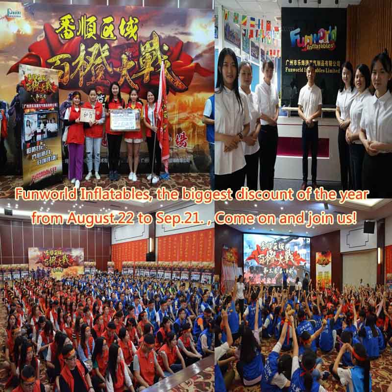 2018 la più grande stagione di acquisto di FUNWORLD con un enorme sconto