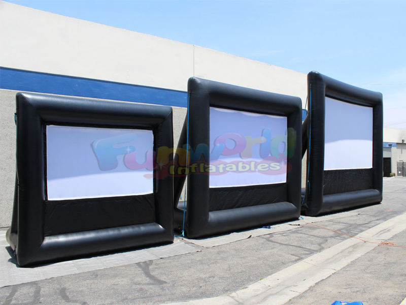 Schermo cinematografico gonfiabile gigante Pantalla Cine alto 7 m per esterni