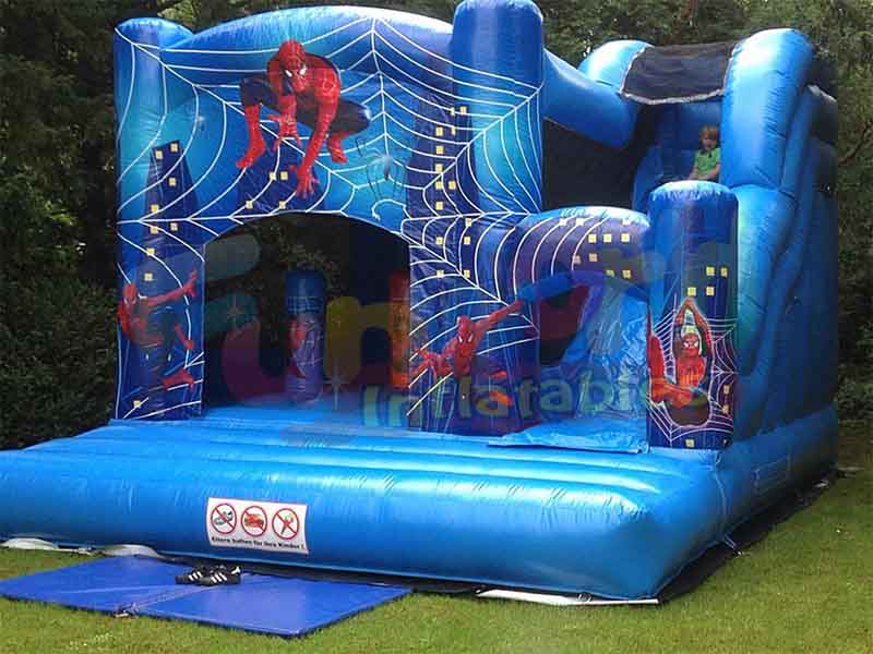 Fabbricante Gonfiabile con Scivolo Spiderman gioco gonfiabile Parchi Gioco gonfiabili