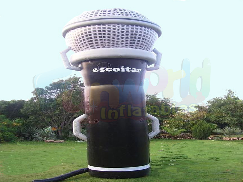 تخصيص الإعلان نفخ لعبة الميكروفون للأطفال الطواطم للنفخ