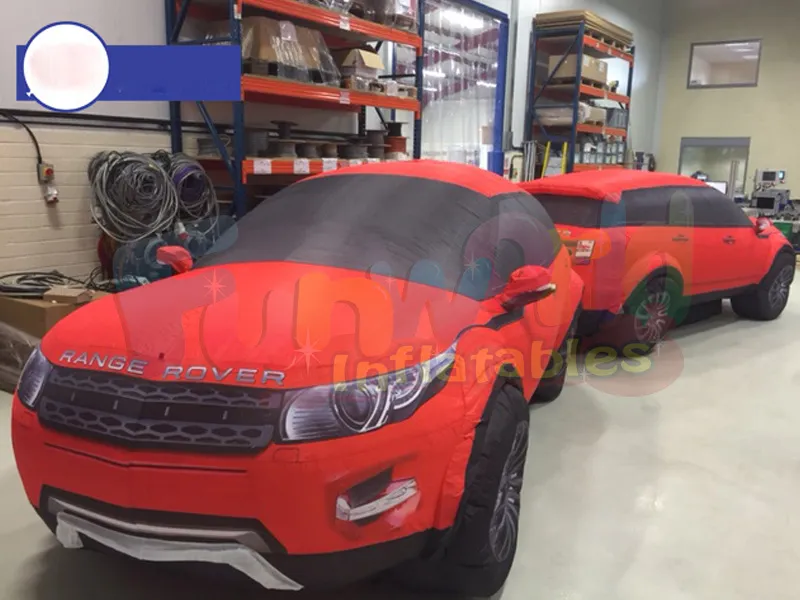 Reklam ticari dekorasyon şişme kopyaları şişme aralığı rover araba