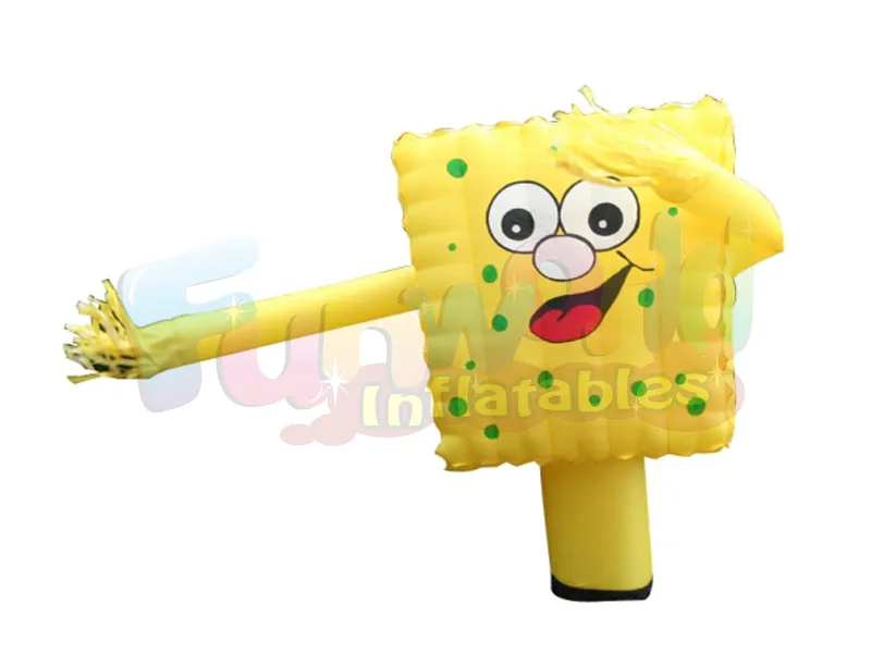 Açık spongebob hava dansçı dev şişme dans adam gökyüzü kukla