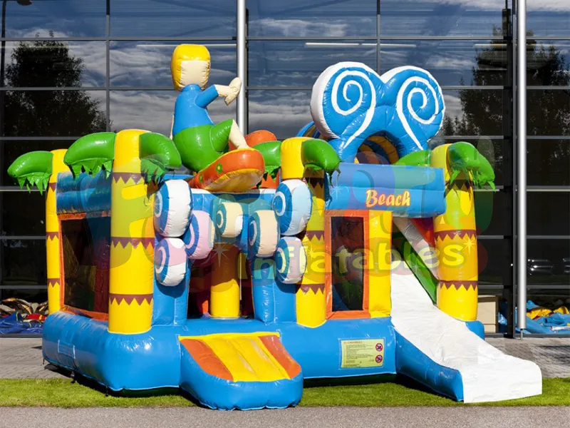 Location de château gonflable moins cher multiplay plage saut gonflable jungle château