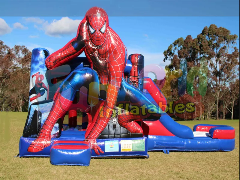 Nouveau château gonflable sautant combo spiderman sautant château bounce maison spiderman