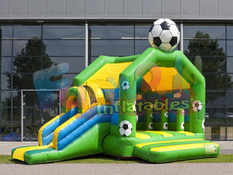 2018 New multifun football inflatable bouncy castle air jumping castle