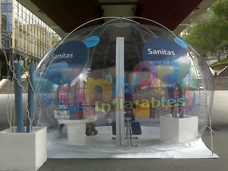 Yeni tasarım şişme şeffaf kabarcık çadır şeffaf kabarcık çadır şişme kapakları