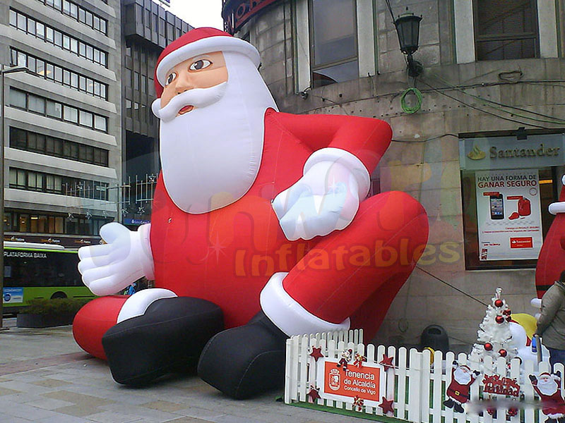 Giant inflatable gifts Christmas decoration Christmas inflatable Santa Claus