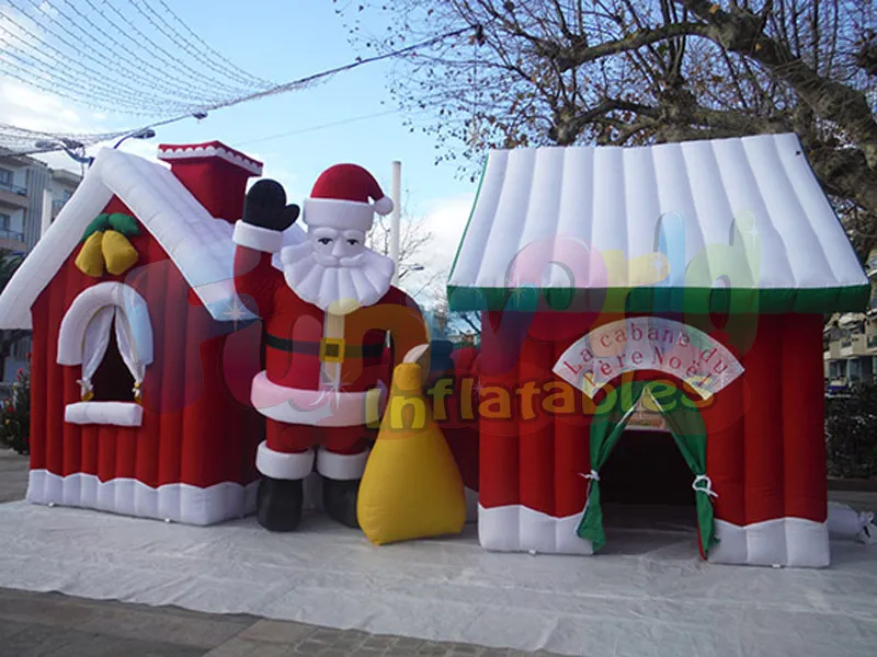 décoration de fête noël, père Noël gonflable de 25 pieds de Noël