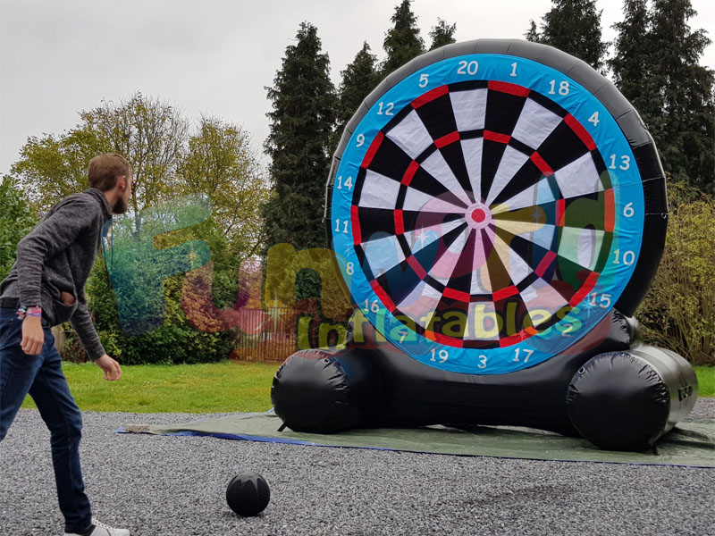 Fun Inflatable shooting targets for kids  football game darts inflatable dart board