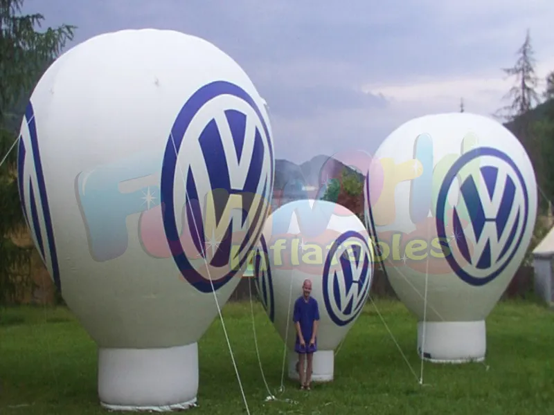 Çin özel şişme zemin balon kare ekran tipi büyük balonlar