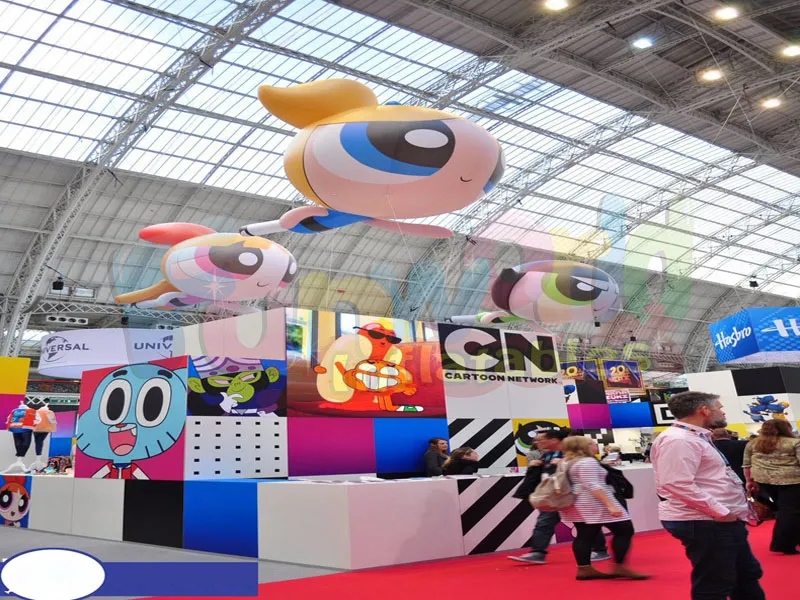 High quality inflatable character helium airships inflatable shape for sale promotion