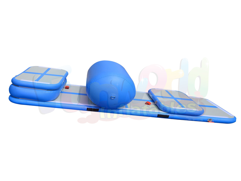 Niños inflables estera de gimnasia pista de aire inflable para la venta tumble pista trampolín