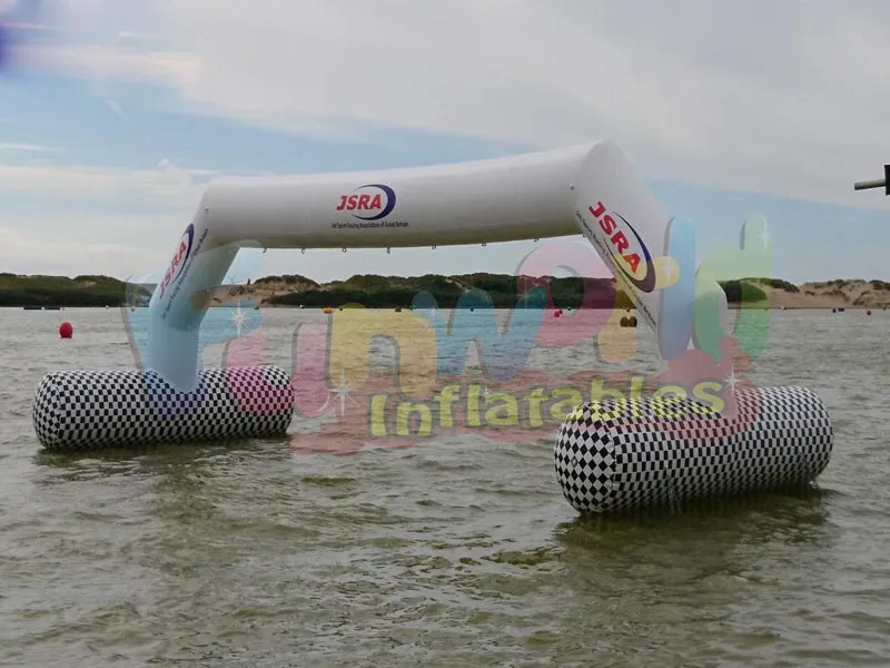 Arc gonflable de l'eau de portail de sports