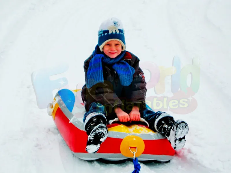 Tube gonflable de neige de luge gonflable de petit matelas gonflable pour l'amusement