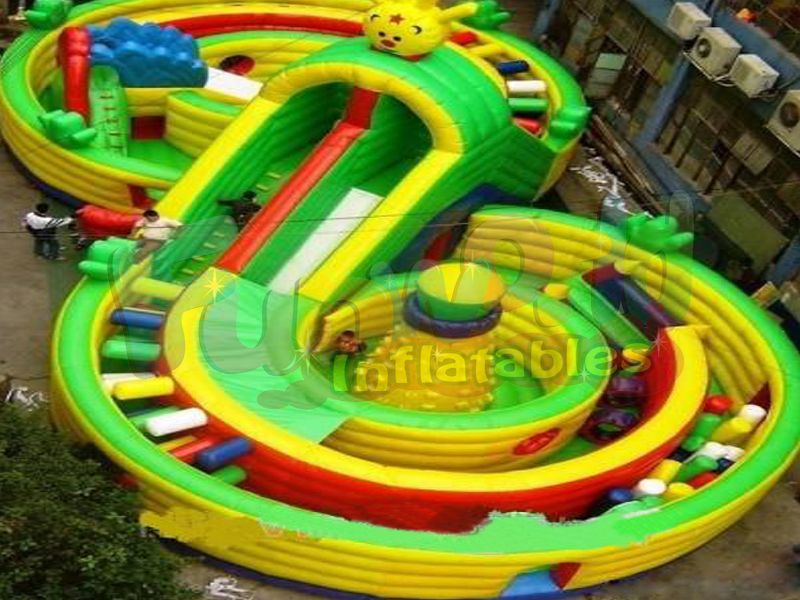 New design inflatable sports arena maze obstacle course inflatable amusement park