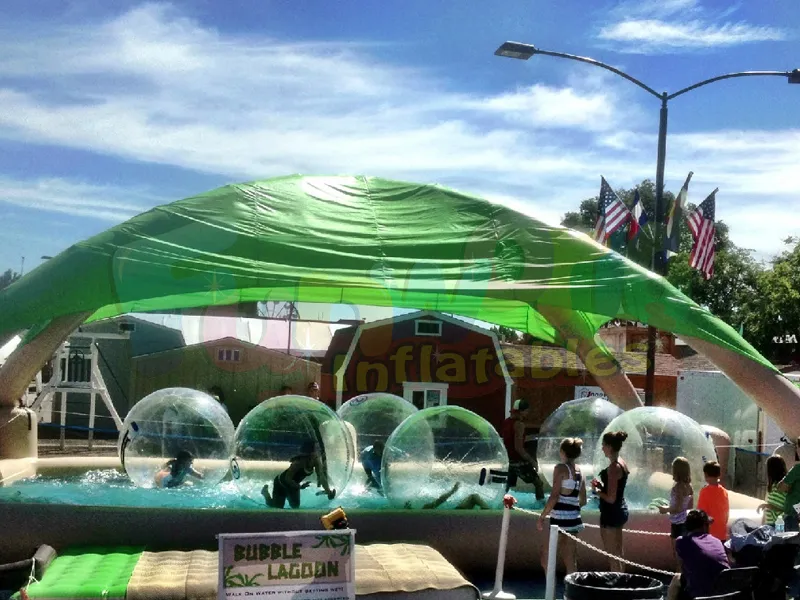 Aquapark gonflable géant piscine flotteur grande piscine gonflable zorb balle sur l'eau