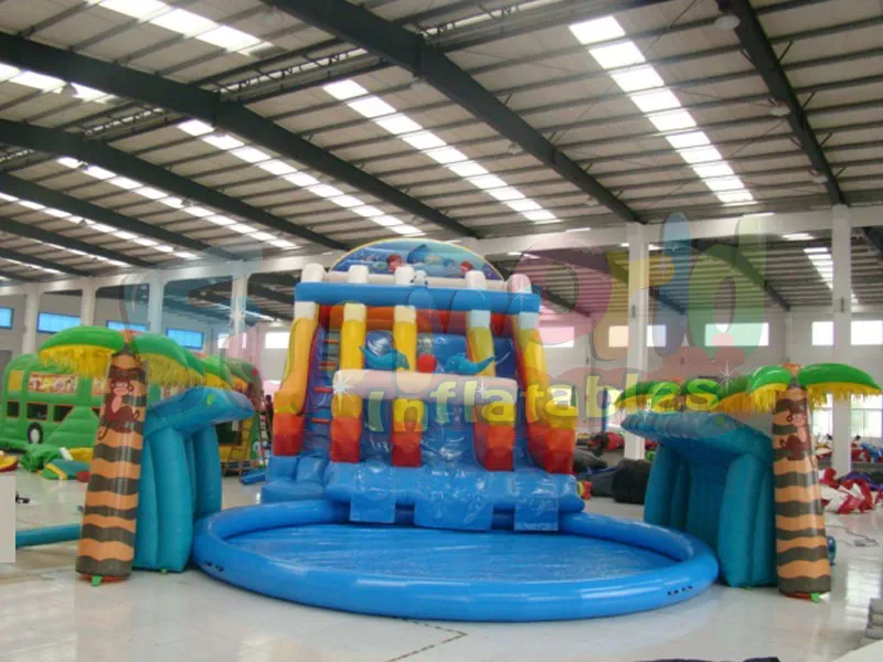 La piscine gonflable d'adulte de jouets gonflables d'enfants de parc aquatique pour adultes