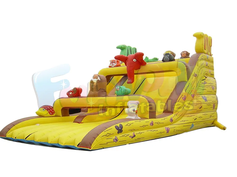 Ticari şişme slayt şişme çiftlik sıçrama ev devi bouncy slaytlar