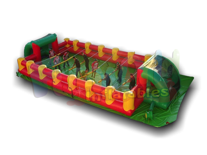 عملاق تفجير الإنسان foosball نفخ ملعب كرة القدم مجال كرة القدم للنفخ