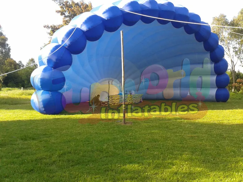 Sahne için olay kapağı şişme gazebo çim çadır ve parti satılık şişme kabuk kubbe