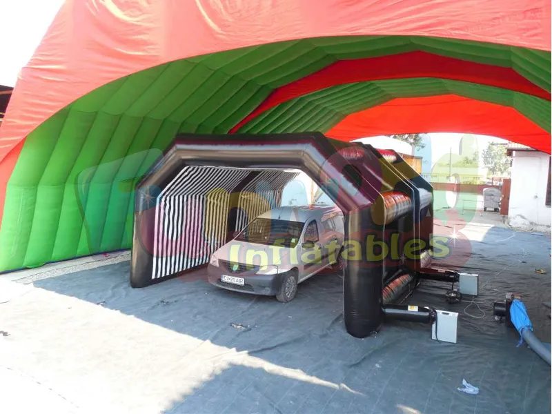 Kapalı şişme olay yapıları araba örtüsü ve depolama şişme cep araba barınağı