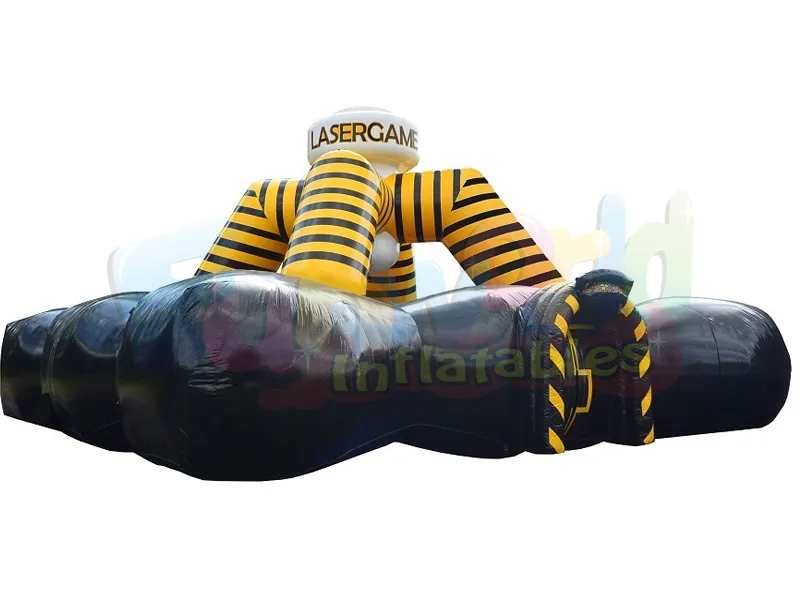 Kapalı Xtreme lazer etiketi ekipmanları şişme paintball bunkers şişme lazer etiketi arena