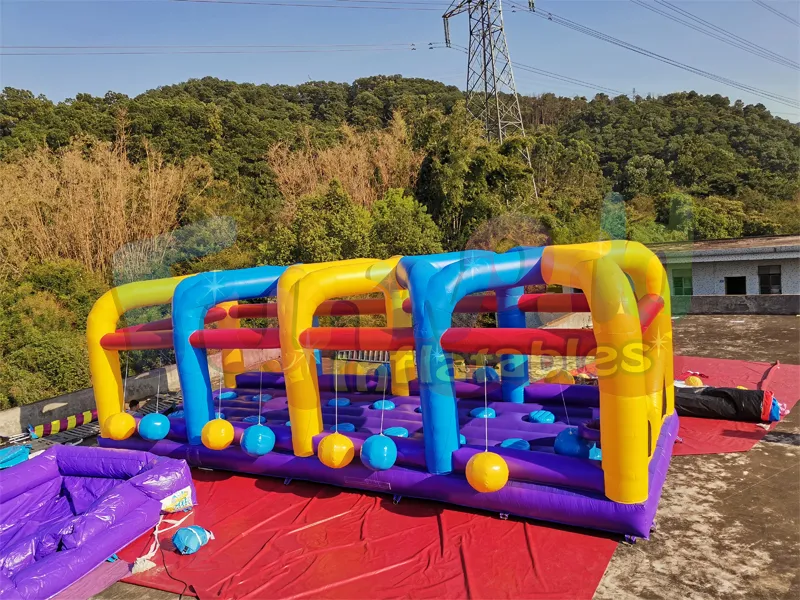 Çocuklar şişme silme spor eldiveni kapalı engel