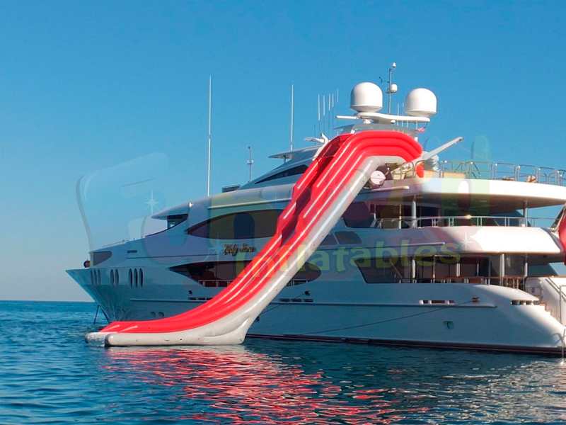 Customized slide water toy for yachts pool toys for kids water slides for sale