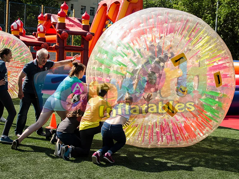 Zorb top bowling oyunları içeri almak eğlenceli şişme topları iki zorzor Satılık