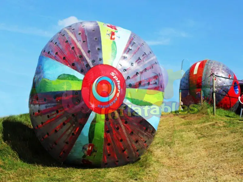 Satılık büyük şişme top şişme insan hamster topu demeti zorbing