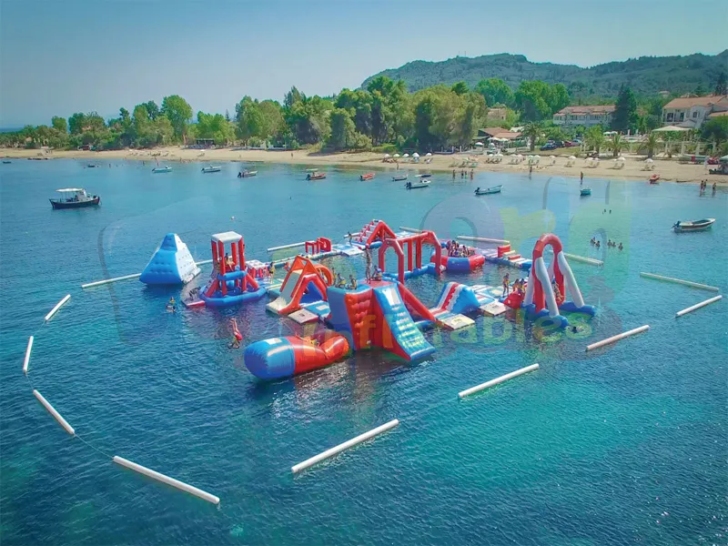 الصين aqua inflatables aquaria ماء متنزه بحيرة قابل للنفخ ماء متنزه لعبة